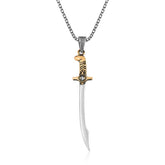Collier épée en argent